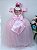 Vestido Infantil Rosa Longo Festa Luxo - Imagem 3