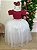 Vestido Infantil Longo Marsala Dama de Honra Mari Peito Saia Branca - Imagem 1