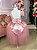 Vestido Longo Daminha Rose Laura Peito Rendado - Imagem 7