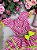 Conjunto Junino Xadrez Rosa Luxo Sofia - Imagem 5