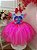 Vestido Infantil Lilo Stitch e Angel Saia Com Led Festas - Imagem 1