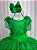 Vestido Infantil Longo Verde Bandeira Formatura - Imagem 7