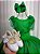 Vestido Infantil Longo Verde Bandeira Formatura - Imagem 2