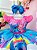 Vestido Infantil Stitch e Angel Apaixonado Luxo Menina Festa - Imagem 2