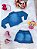 Conjunto Infantil Jaqueta e Saia Jeans Azul Luxo - Imagem 6