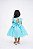 Vestido Jardim Encantado Isis Luxinho Verde Tiffany - Imagem 5