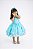 Vestido Jardim Encantado Isis Luxinho Verde Tiffany - Imagem 1