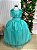Vestido Infantil Longo Verde Tïffany Formatura - Imagem 4