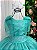 Vestido Infantil Longo Verde Tïffany Formatura - Imagem 5