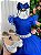 Vestido Infantil Longo Festa Luxo Azul Royal Amanda - Imagem 3