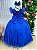 Vestido Infantil Longo Festa Luxo Azul Royal Amanda - Imagem 4