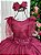 Vestido Infantil Longo Marsala Daminha - Imagem 6