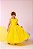 Vestido Infantil Longo Amarelo Bela - Imagem 7