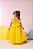 Vestido Infantil Longo Amarelo Bela - Imagem 5