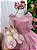 Vestido Infantil Longo Rose Daminha - Imagem 3