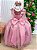 Vestido Infantil Longo Rose Daminha - Imagem 4