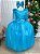 Vestido Infantil Longo Azul Tiffany Daminha - Imagem 2