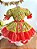 Fantasia Infantil Junino Festas Amarelo Florzinhas Coloridas - Imagem 3