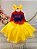 Vestido Branca de Neve Fantasia Infantil Princesa com Capa - Imagem 2