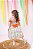 Vestido Junino Quadrilha Luxo Dois Corações Laranja - Imagem 7