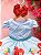 Vestido Infantil Ariel Princesa Sereia Azul Cinto Pérolas - Imagem 6