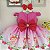 Vestido Moranguinho Baby Infantil Luxo Festa - Imagem 2