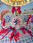 Vestido Infantil Lilo Stitch e Angel Xadrez Azul Festas - Imagem 2