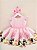 Vestido Bosque Fazendinha Rosa Festa Luxo - Imagem 3