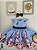 Vestido da Alice no país das Maravilhas Infantil Festa Luxo - Imagem 5