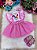 Romper Rosa Coelhinho Vestido Princesa Pascoa - Imagem 1