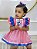 Romper Stitch e Angel Saia Com Glitter Super Luxo - Imagem 1