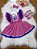 Romper Stitch e Angel Saia Com Glitter Super Luxo - Imagem 9