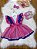 Romper Stitch e Angel Saia Com Glitter Super Luxo - Imagem 11