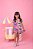 Conjunto Infantil Lilo e Stitch Rosa Luxo Festas - Imagem 9