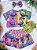 Conjunto Infantil Lilo e Stitch Rosa Luxo Festas - Imagem 4