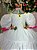 Vestido Junino Luxo Noiva Noivinha Branco - Imagem 3