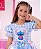 Vestido Stitch e Angel Junino Luxo Azul Bebe Marie - Imagem 6