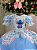 Vestido Stitch e Angel Junino Luxo Azul Bebe Marie - Imagem 5