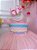 Vestido Infantil Chuva de Amor Busto Nervura Pompons - Imagem 2