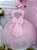 Vestido Infantil Chuva de Amor Busto Nervura Pompons - Imagem 3