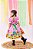 Vestido Junino Luxo Arraiá do Sorriso Rosa Infantil - Imagem 7