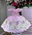 Vestido Jardim Encantado Borboleta Rosa - Imagem 1