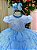 Vestido Jardim das Borboletas Azul Bebe - Imagem 5
