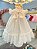 Vestido Infantil Marfim Jardim Encantado Luxo - Imagem 3