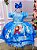 Vestido Infantil Frozen Azul Temático - Imagem 1
