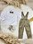 Conjunto Social Camisa Calça Gravata e Susp Cáqui - Imagem 2