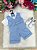 Conjunto Social Azul Bebe Leandro Colete - Imagem 1
