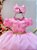 Vestido Infantil Rosa Borboletas e Strass no Busto Luxo - Imagem 2