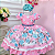Vestido Infantil Jardim das Borboletas Rosa Festas Luxo - Imagem 4