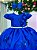 Vestido Jardim Encantado Luxo Azul Royal - Imagem 2